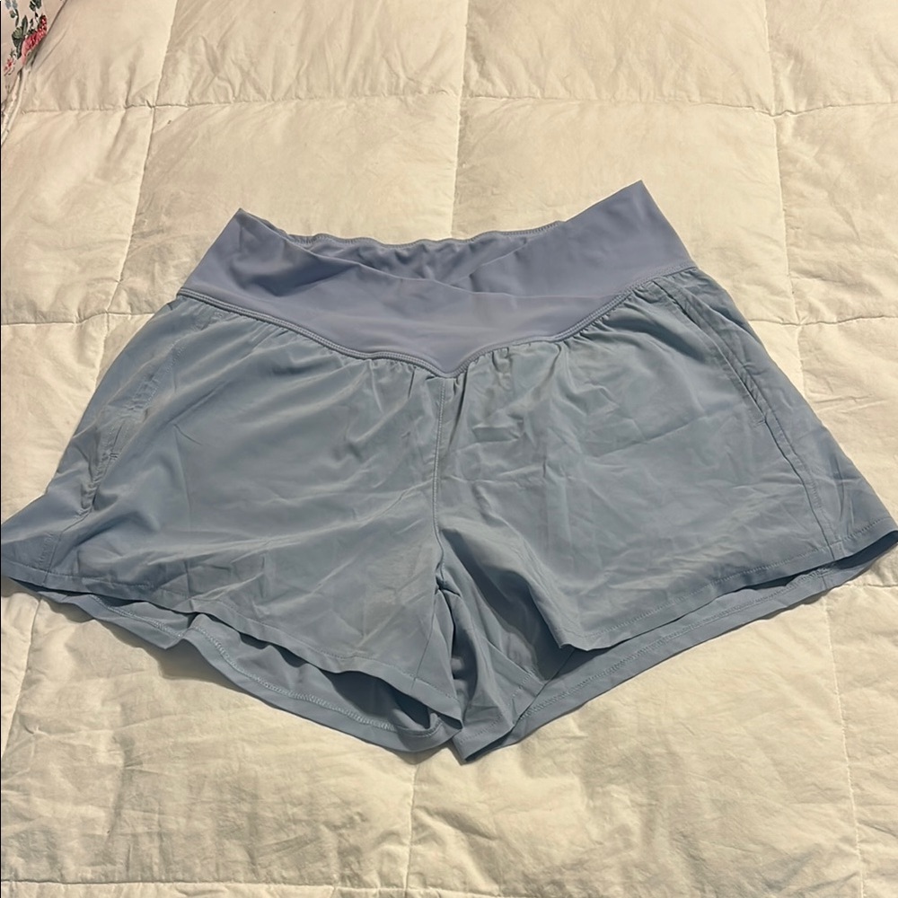 HALARA Women's Athletic Shorts in Soft Blue